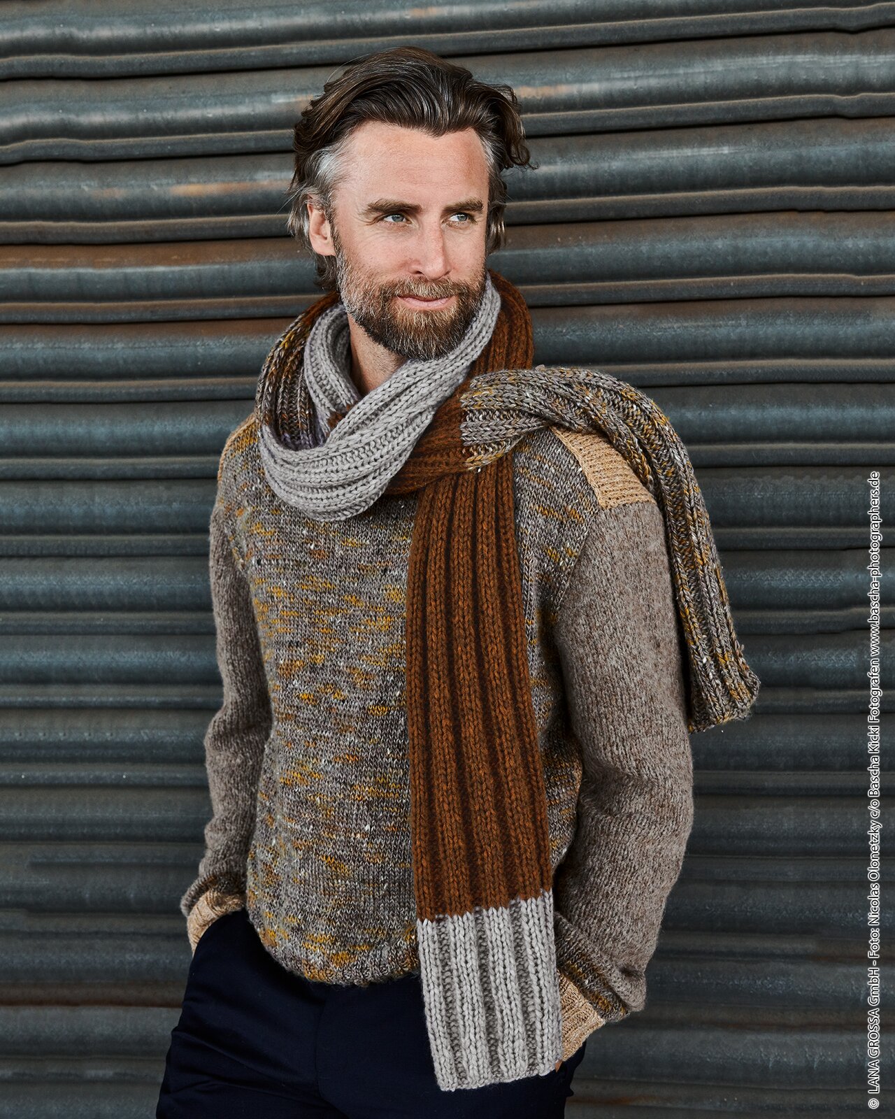 Models – SCARF COOL AIR & ONLY TWEED – LANA GROSSA